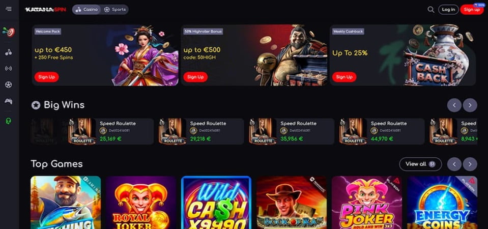 Experience Thrills with Katana Spin Online Casino UK